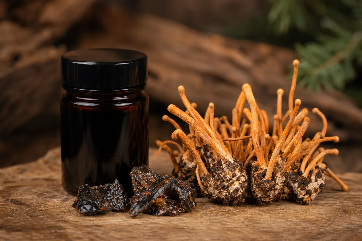 Comparatif Shilajit vs Cordyceps pour la performance