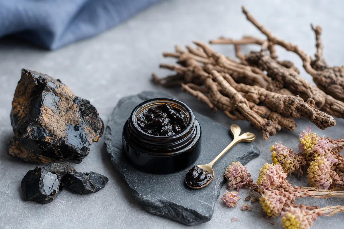 Comparatif Shilajit vs Rhodiola adaptogènes